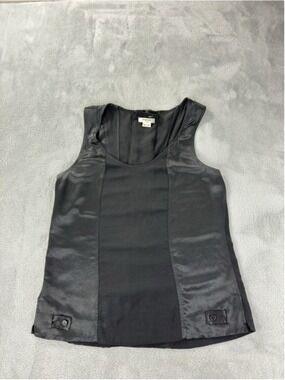 Helmut Lang Women's Medium Black Triacetate Polyester Tank Top